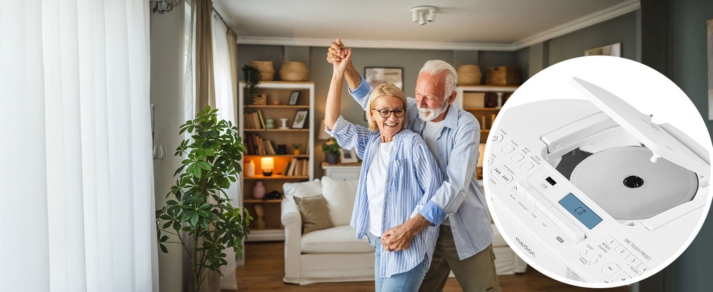 MEDION DRX-1 Plus Boombox: радіо DAB+, Bluetooth, CD-плеєр, MP3, касетний, AUX, зелений