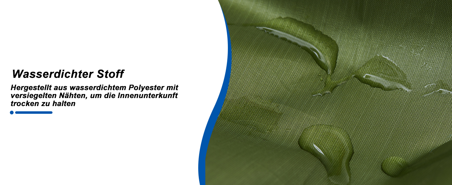 CLIPOP Pop-Up Tent - Waterproof, Lightweight, 1-Layer Spring Camping Tent - Easy Setup for Beach, Hiking, Festival & Outdoor Use (Green)