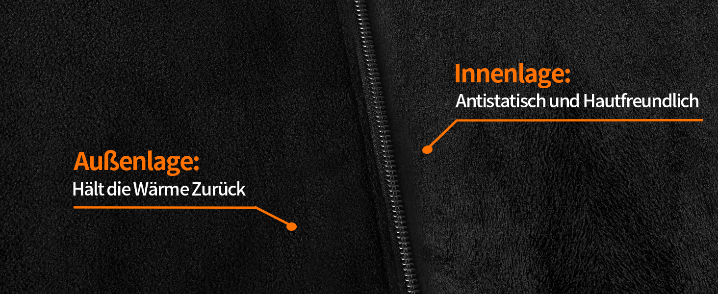 Обогрівальна куртка для чоловіків та жінок з Powerbank 18400 mAh, 10 зон обігріву, флісова куртка з акумулятором, тепла зимова куртка з обігрівом, L