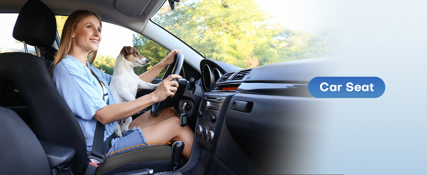 Ортопедична подушка для сидіння Feagar з Memory Foam, ергономічна подушка для офісного крісла, візка, автокрісла, для спини, чорна