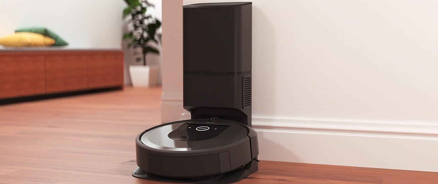 Робот-пилосос iRobot Roomba Combo i8+ з авто-дозаправкою та миттям підлоги, картографією, PrecisionVision Navigation та розпізнаванням об'єктів