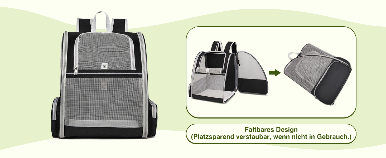 Рюкзак для тварин Allsopets: дихаючий, для котів та собак, маленьких порід, для подорожей та активного відпочинку (кремовий жовтий)