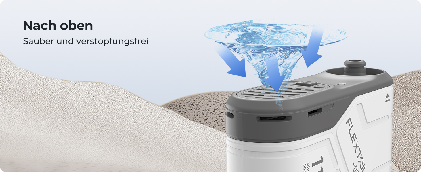 FLEXTAILGEAR Max Shower Portable Camping Ultra-Lightweight Shower with Battery, Portable Outdoor Camping Shower, Travel Shower with Rechargeable USB-C Water Pump, Pet Cleaning, Beach Vacation