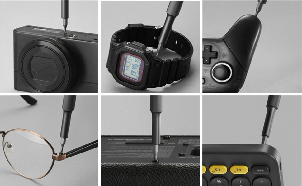 Набір викруток HOTO Feinmechaniker 28 в 1: прецизійний набір для ремонту телефонів, ПК, окулярів, годинників. Магнітний, 2 N·m, C4 × 28 mm