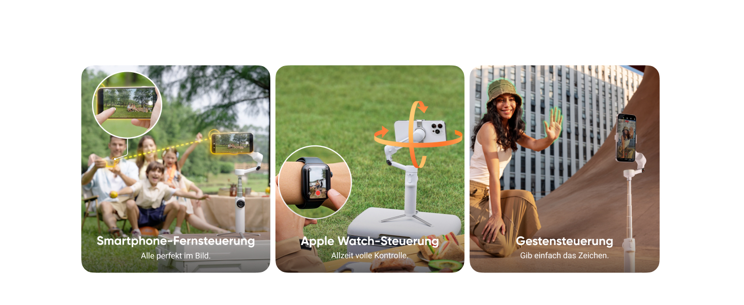 Insta360 Flow 2 Gray – Стабілізатор для смартфонів, Gimbal з AI-tracking, вбудований штатив/селфі-стік, пульт дистанційного керування, для iPhone/Android, сірий, Flow 2