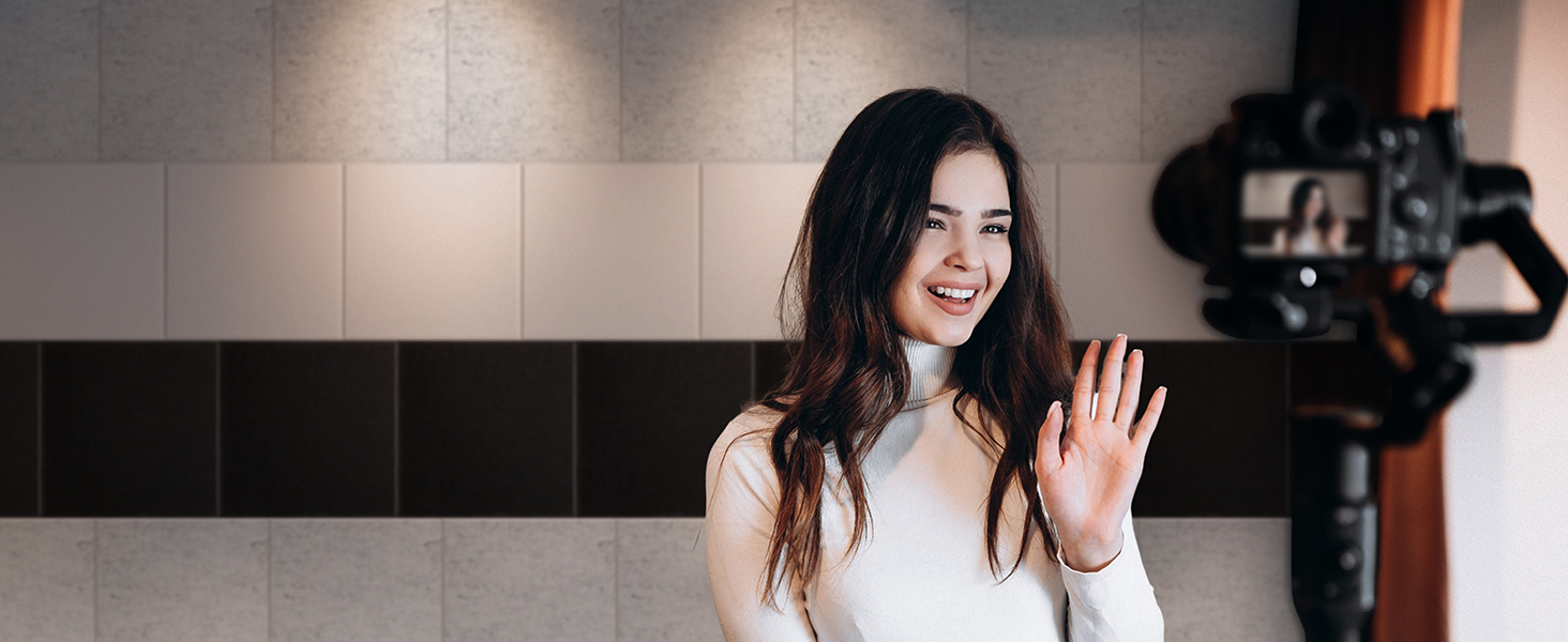 Акустичні панелі TONOR самоклеючі, квадратні 30x30x0.9 см, шумоізоляційні плити з поліестеру високої щільності для стін, стелі та дверей, 36 шт, білі