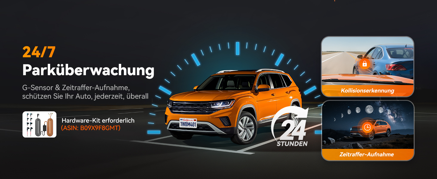 Відеореєстратор-дзеркало WOLFBOX M40 10