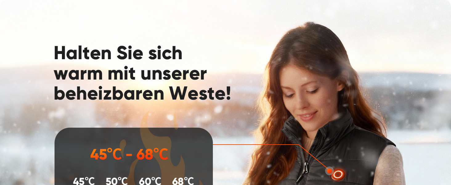Жіноча грілка для тіла з акумулятором 12V 12000mAh, 4 режими нагріву, керування через додаток, легка термо-грудна панель для дому, прогулянок, зимових видів спорту, їзди на велосипеді та піших прогулянок