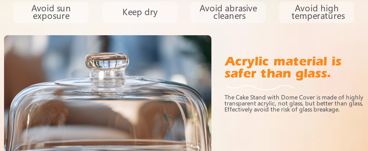 Мастоум Тортенева таця з кришкою, 6-в-1 багатофункціональний торт-стійка з ніжками та куполом, для кухні та випічки, декоративна таця для тортів та вечірок, з 2 ложками для салату