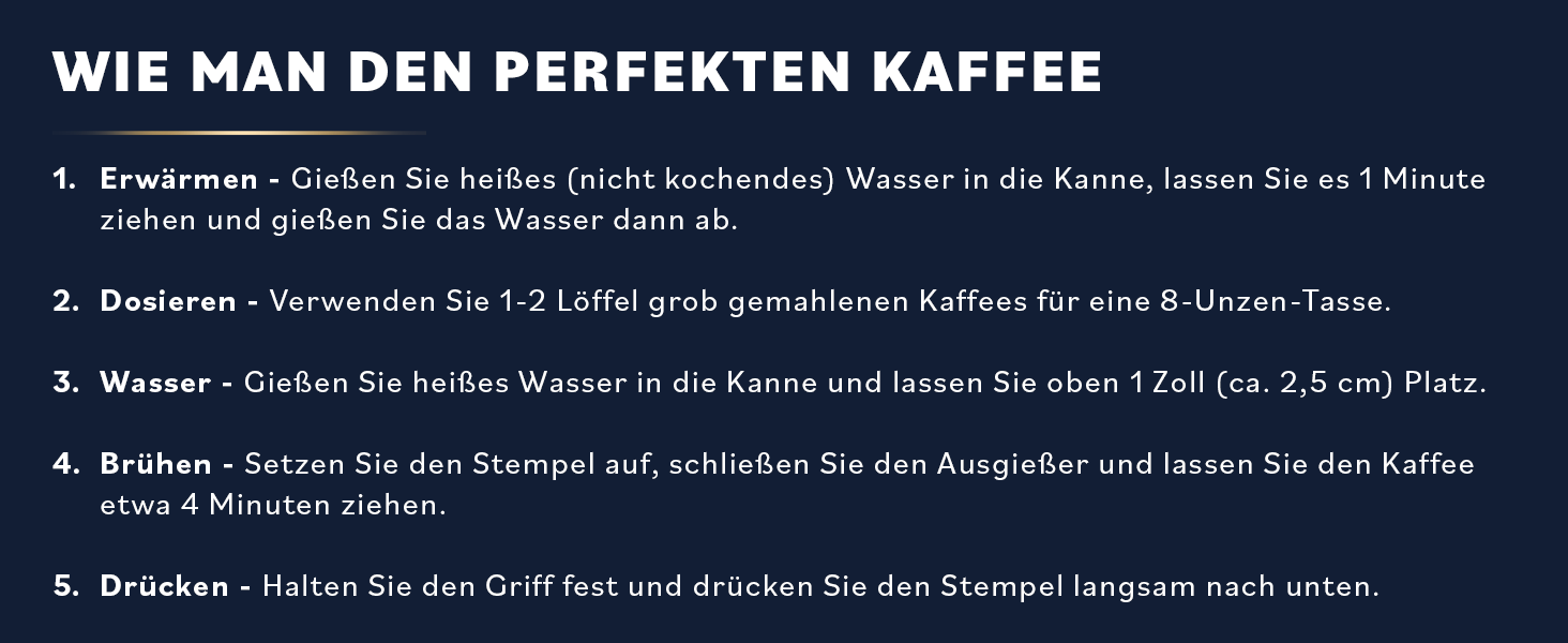 Френч-прес для кави Home Hero – 963.9 г, з бамбуковим руків'ям, скло Borosilikat, нержавіюча сталь, 4-шаровий фільтр, чорний