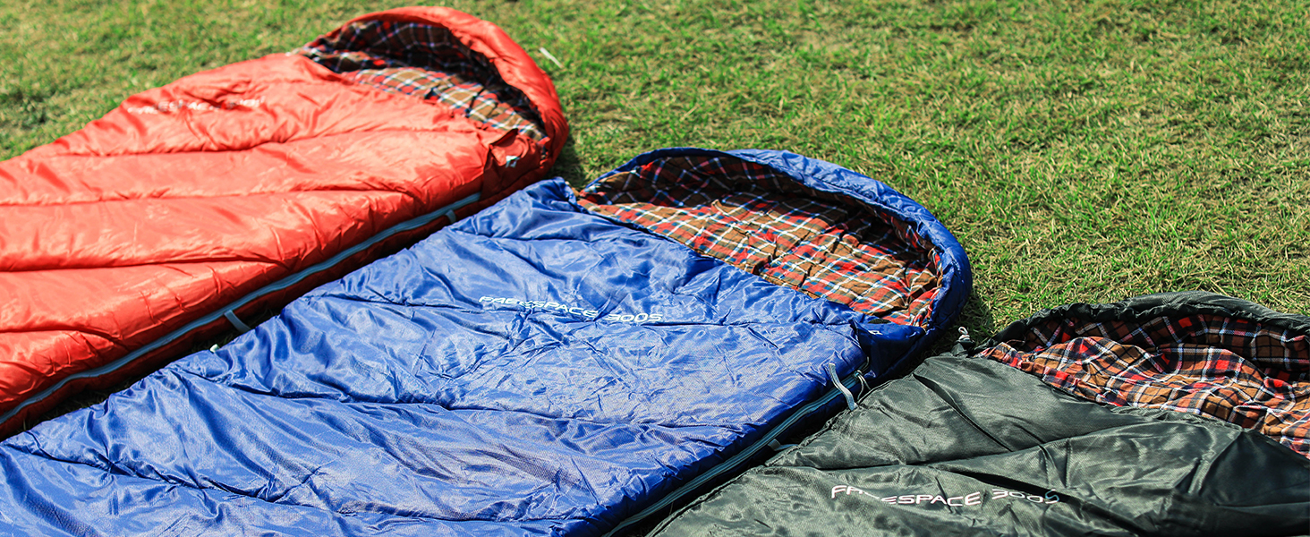 KingCamp XXL 3-Season Sleeping Bag - Oversized Adult Sleeping Bag for Camping, Backpacking, Hiking, and Travel - Lightweight Indoor/Outdoor (#Classic Olive)
