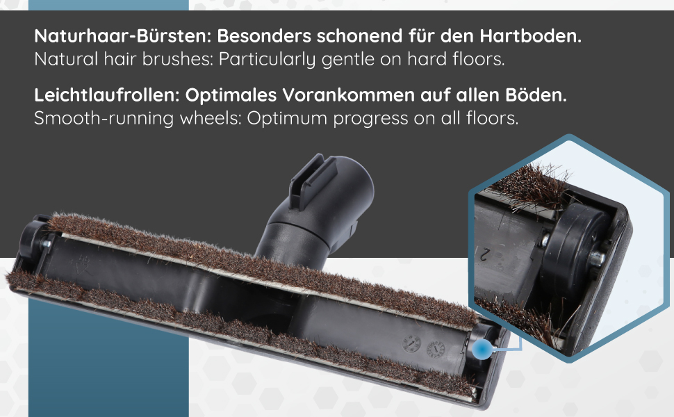 Набір фільтрів McFilter для пилососів Miele з діаметром шланга 32/35 мм (12 шт.) з насадкою для паркету, щіткою для килимів, щіткою для щілин та адаптером