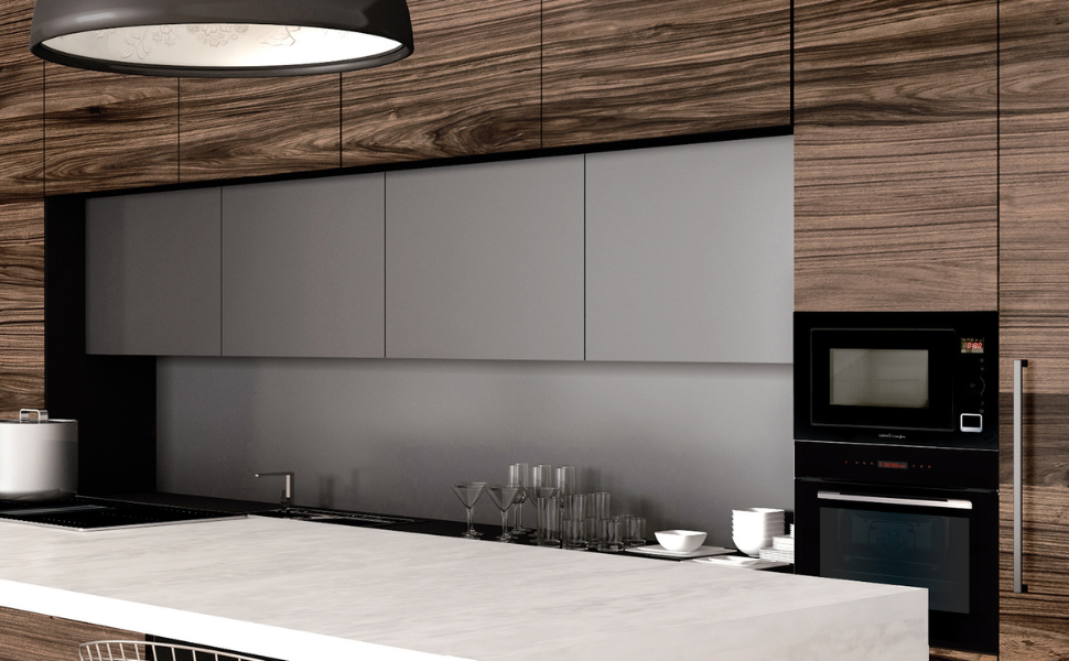 Вбудована мікрохвильова піч CATA MC 25 GTC BK Inox, 25л, 8 автоматичних меню, гриль 1000W, ширина 60 см