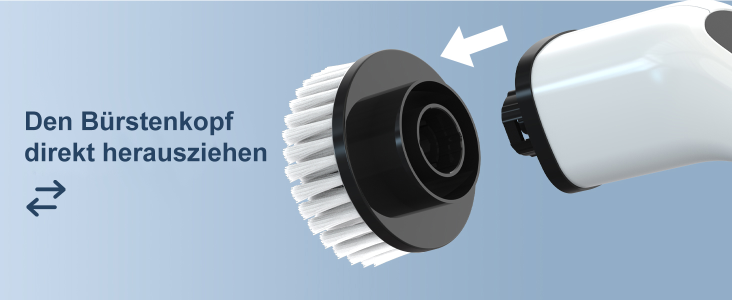 Електрична щітка для прибирання бездротова з 9 змінних насадок, 2 швидкості. Електричний очищувач ванни з регульованою ручкою для ванної, кухні, авто, підлоги