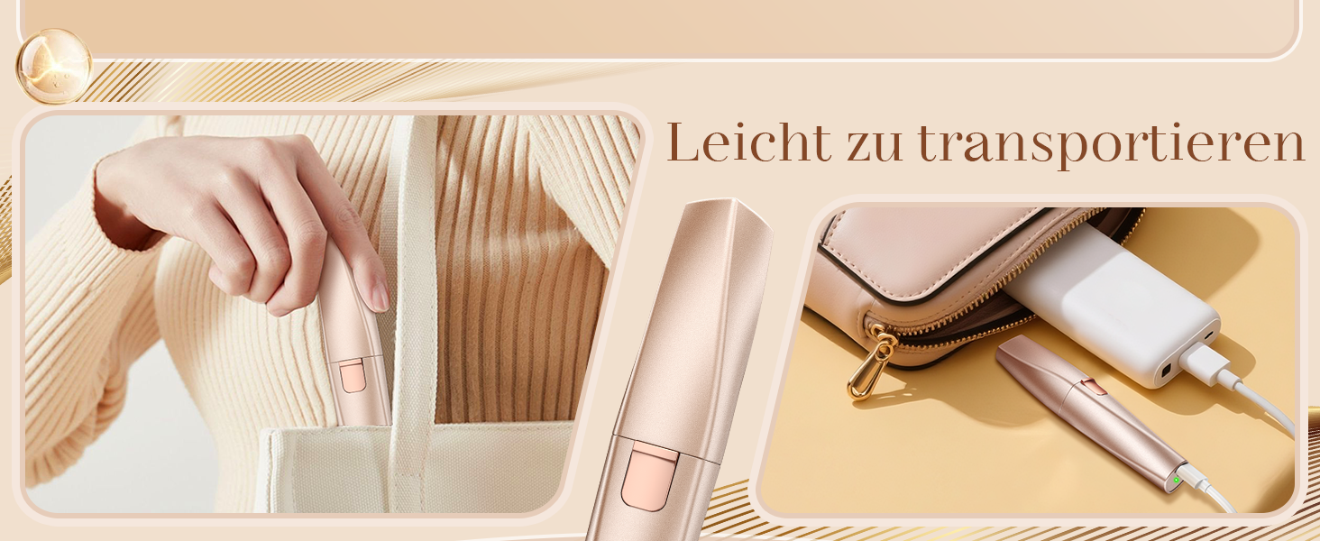 Електричний триммер для брів та обличчя для жінок 2-в-1: триммер для брів та обличчя, для видалення пушку на губах та обличчі