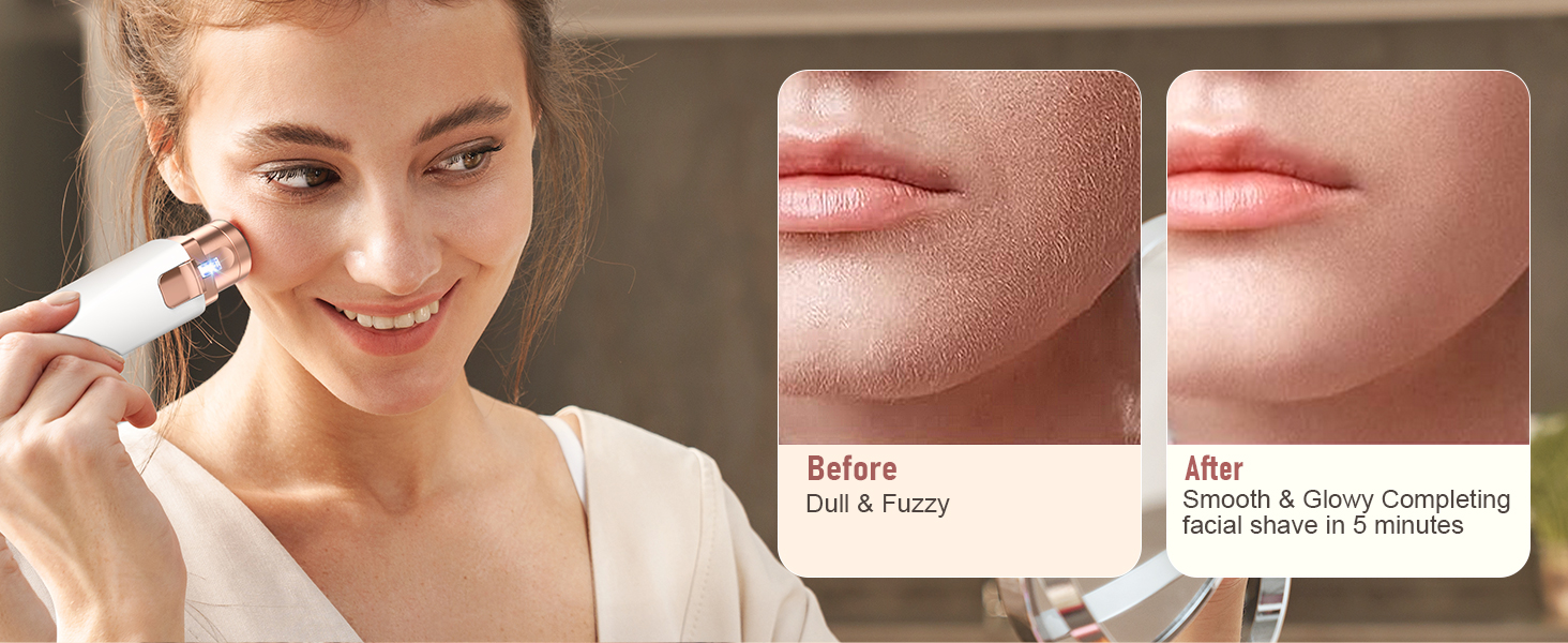 Електричний тример для брів та обличчя для жінок iFanzeTech: прецизійний триммер для брів та електричний жіночий гоління обличчя та бороди