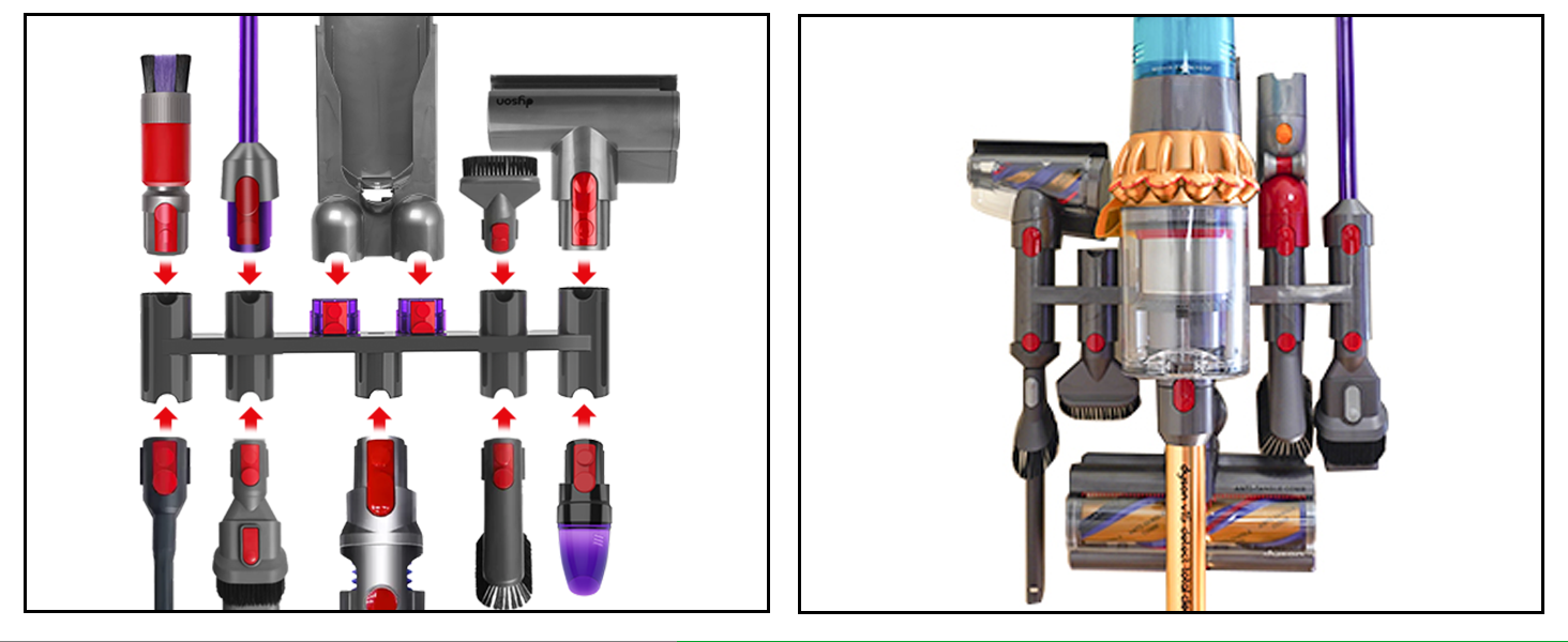 Кріплення для пилососа Dyson V7 V8 V10 V11 V12 V15 - настінна підставка, аксесуар