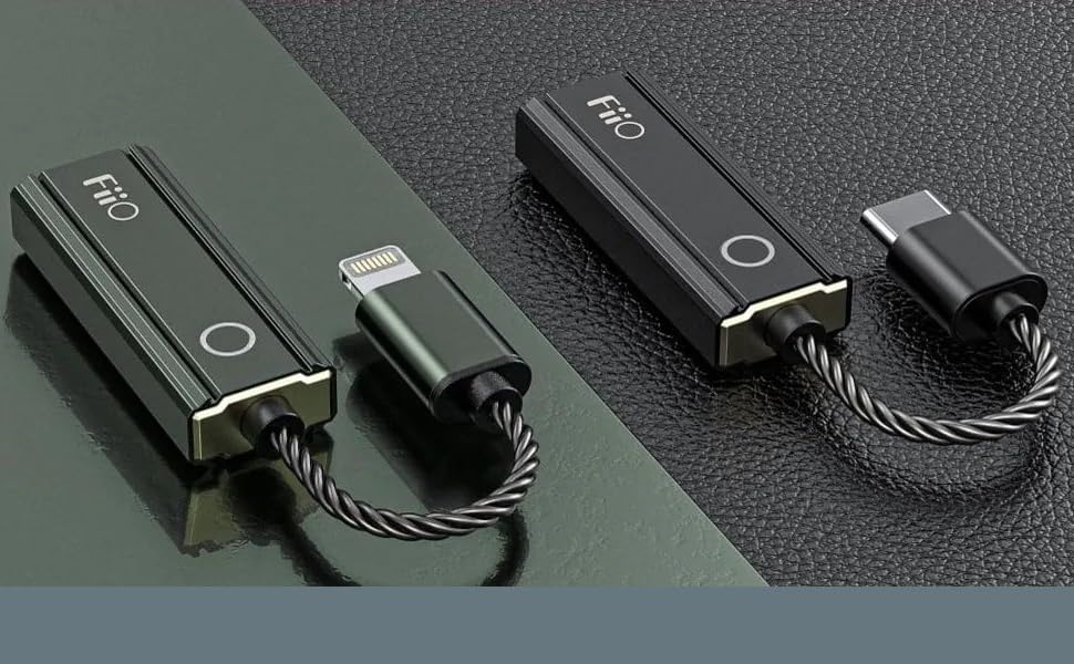 Підсилювач навушників FiiO JadeAudio KA1, USB DAC, висока роздільна здатність, 3.5 мм, без втрат, для смартфонів/PC/ноутбуків/плеєрів (Type-C, чорний)