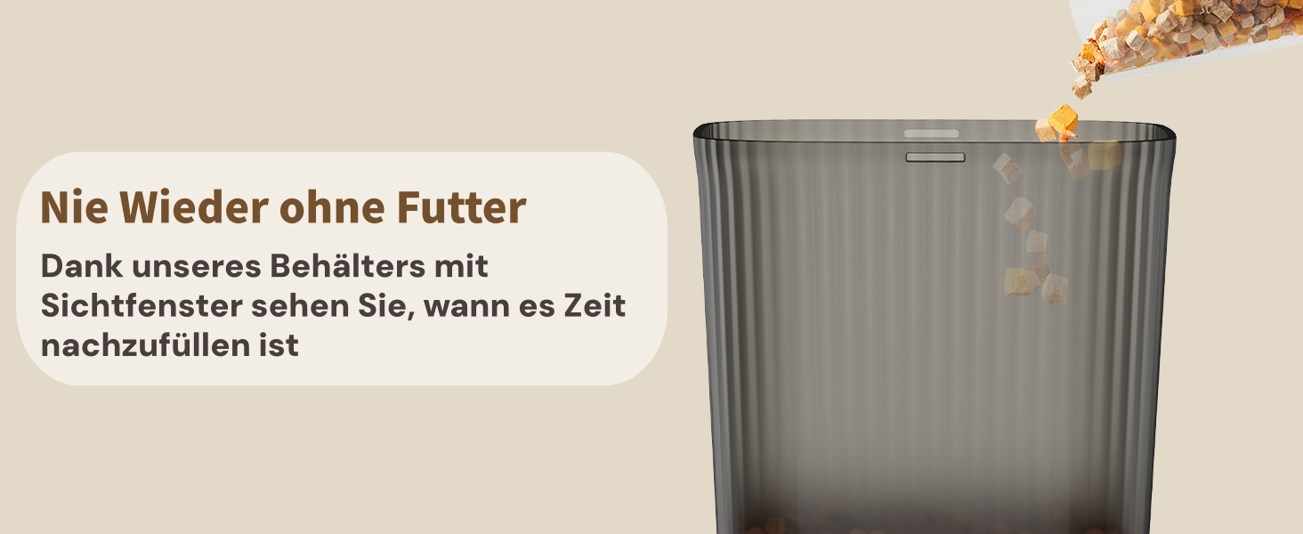 Автоматичний годівниця для котів HoneyGuardian з Wi-Fi та 2/4 мисками, 5G, чорний