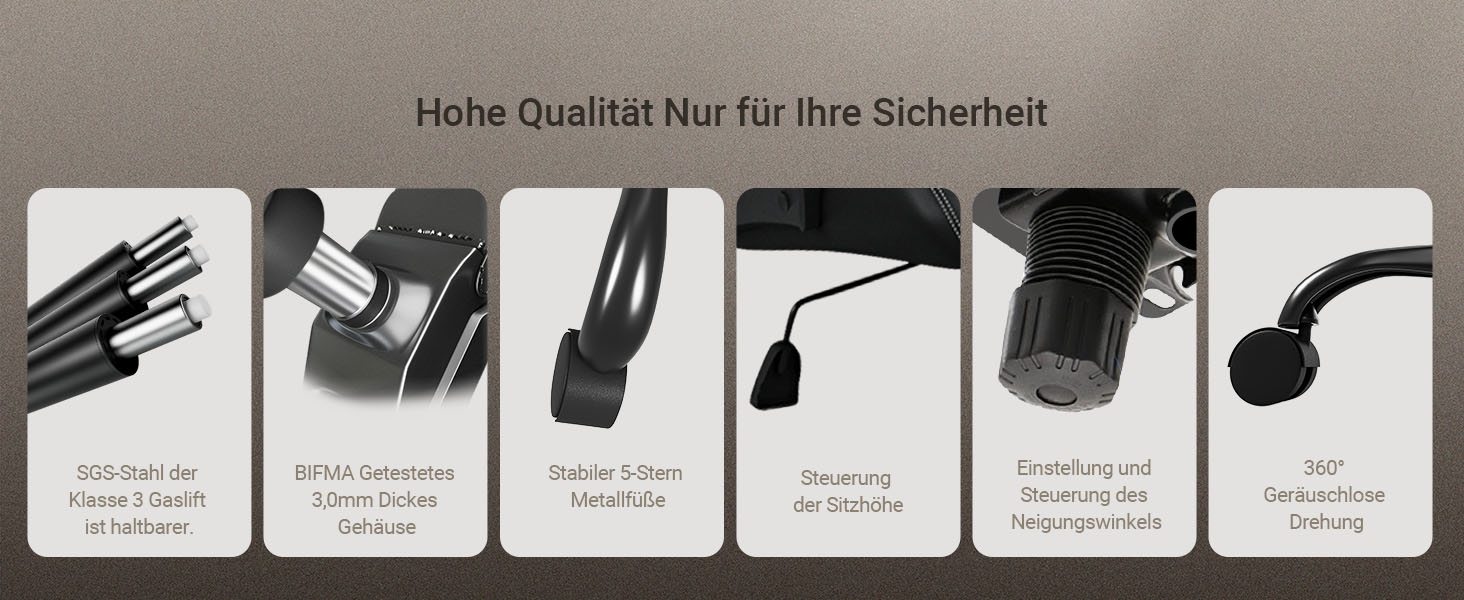 Офісне крісло BASETBL для офісу та дому, чорне, 150 кг, ергономічне, з PU шкіри, поворотне, з м'якими підлокітниками, функція гойдання
