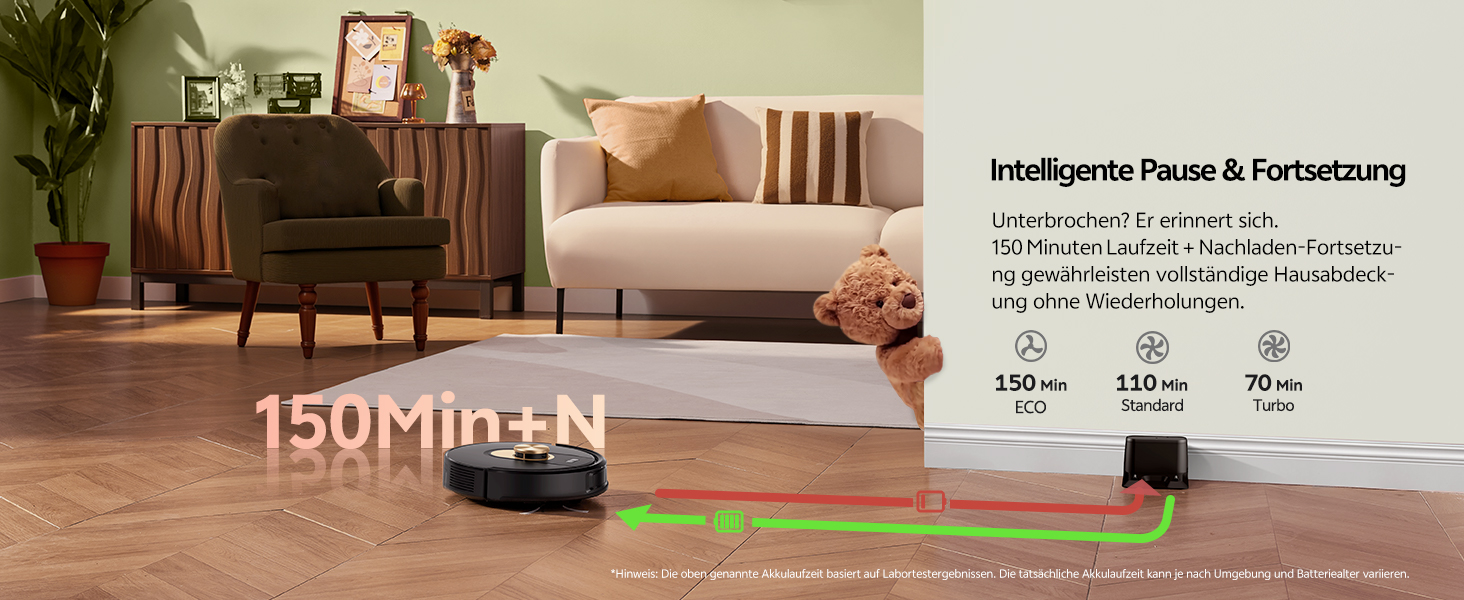 Робот-пилосос Vexilar W9 з функцією миття підлоги, LiDAR-навігація, 5000Pa, 5 карт, 15 зон заборони, керування через додаток, для твердих підлог та килимів, видалення шерсті тварин