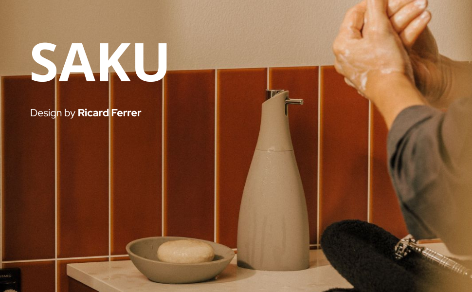 Мінімалістична щітка для унітазу COSMIC SAKU в скандинавському стилі (лайм)