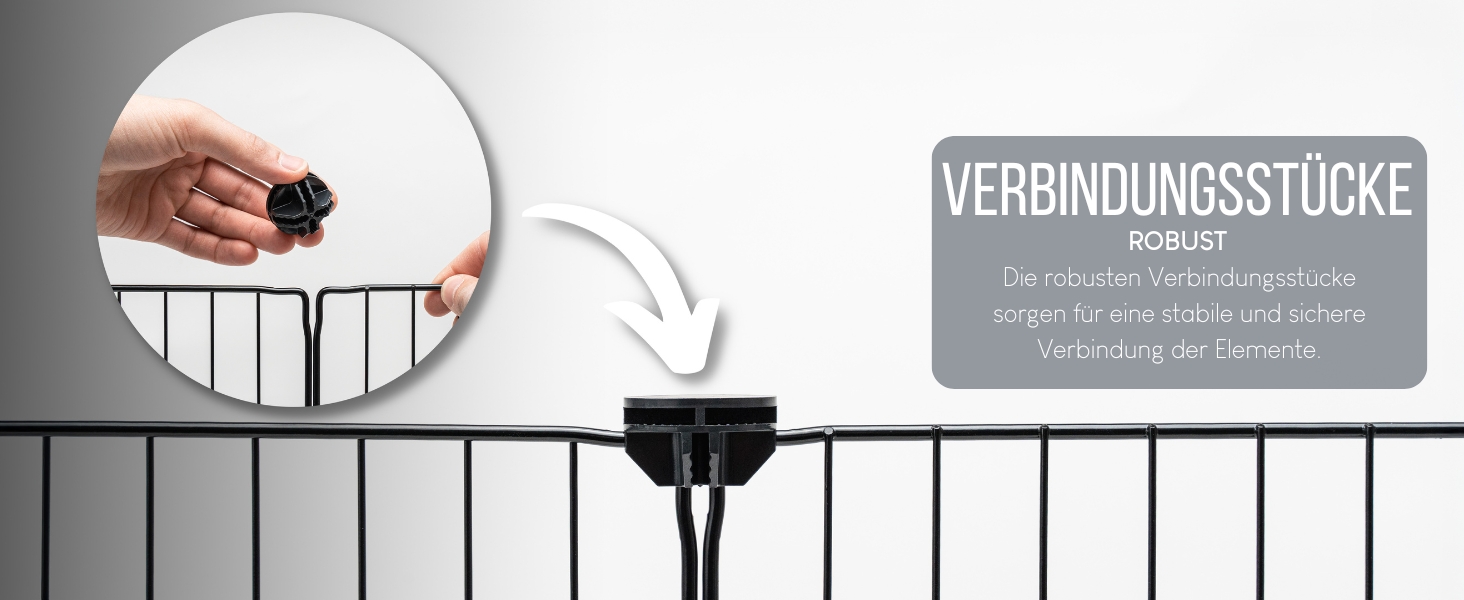 Вольєр для кроликів Lionto: міцний метал, 144x74x46 см, розширюваний, просте збирання та чистка, для дому та вулиці