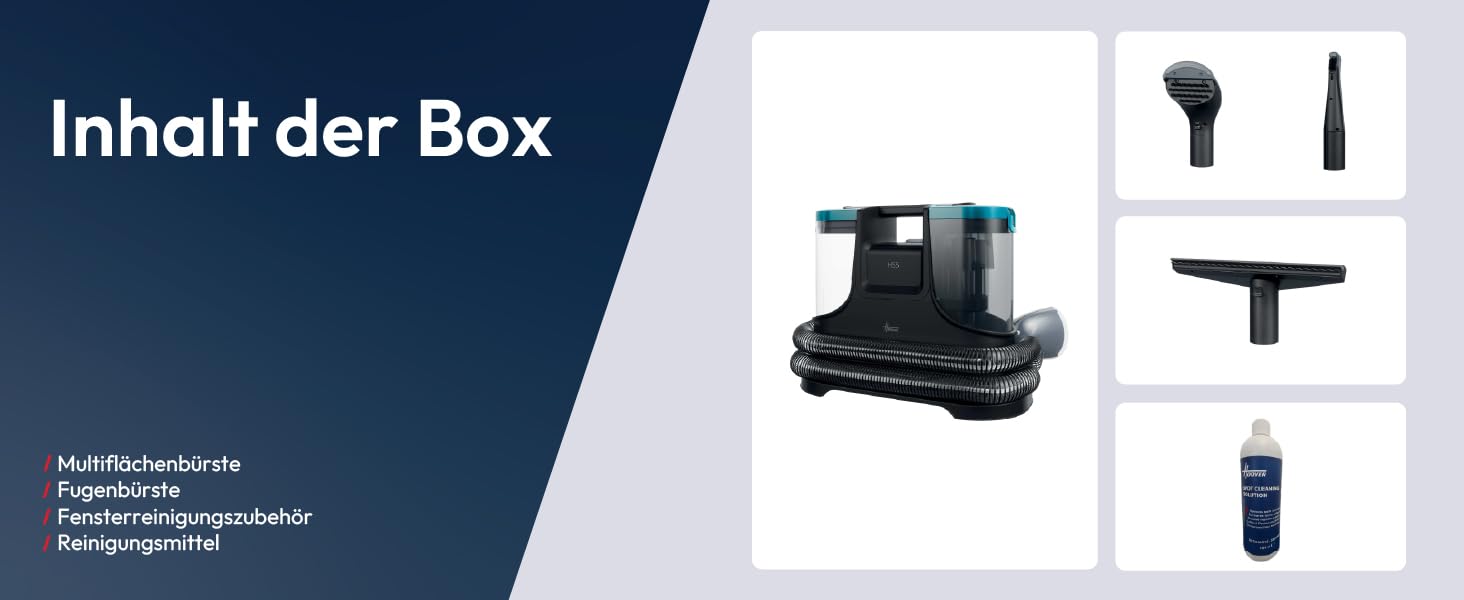 Очисник килимів та м'яких меблів Hoover HS5 - миття та сушка, 1.5л бак, 400W, для дому та тварин, преміум