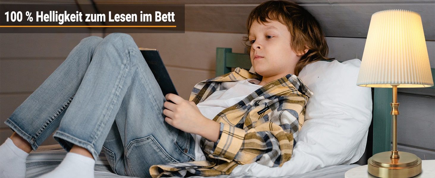 Настільна лампа Touch з регулюванням яскравості, 31.5 см, золото. Ідеально для спальні, вітальні, як подарунок на Різдво.