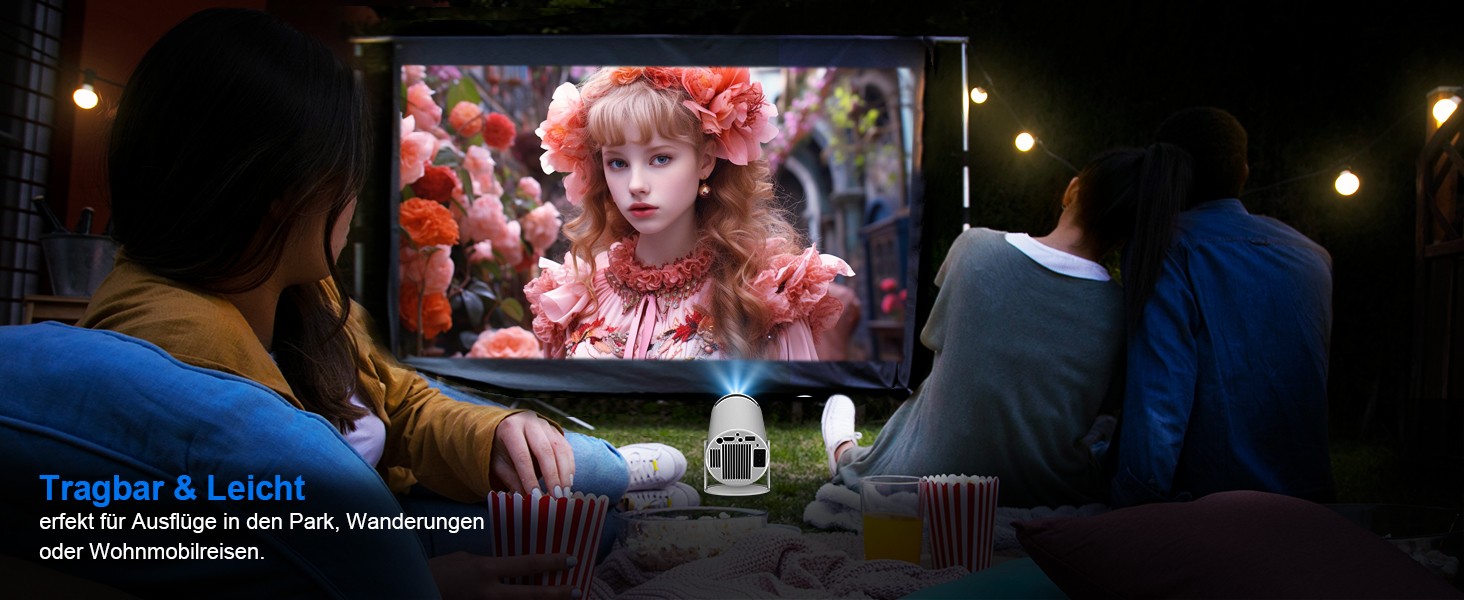 Mini проєктор Beamer 4K Android 11 Smart, електричний фокус, 5G WiFi 6, BT 5.0, Full HD 1080P, 260ANSI, автоматичне виправлення трапецеїдальних спотворень, 5W динамік