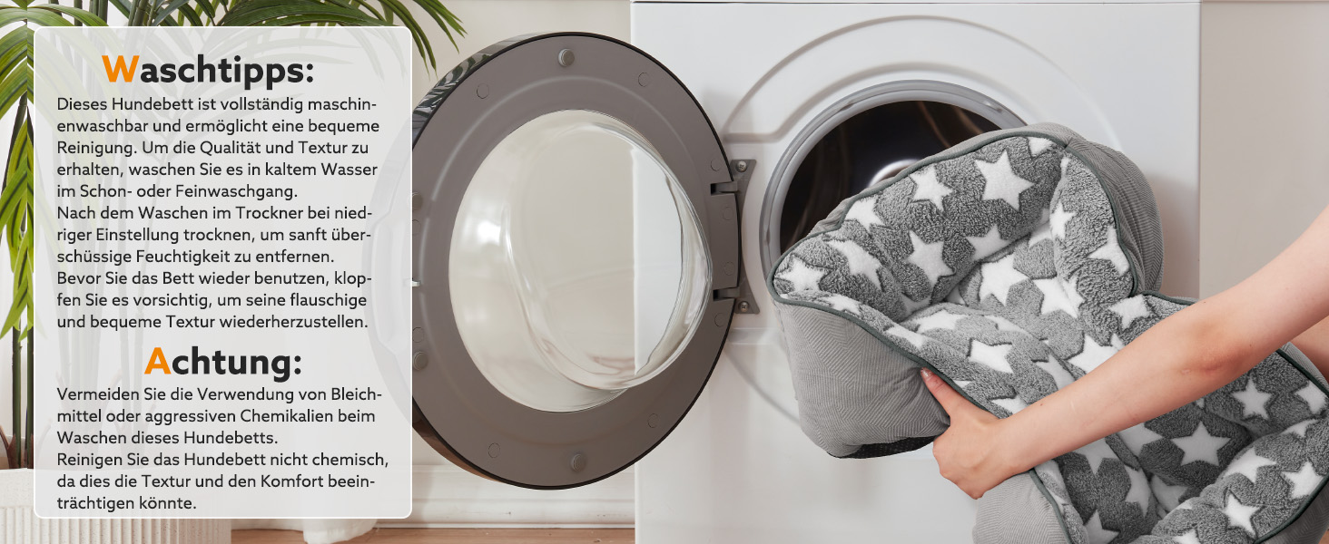 Крісло-лежанка для собак середніх порід FURTIME, кошик для собак, лежанка для собак, м'яка, з неслизьким покриттям, сіра/зірки, L (76x61x23 см)