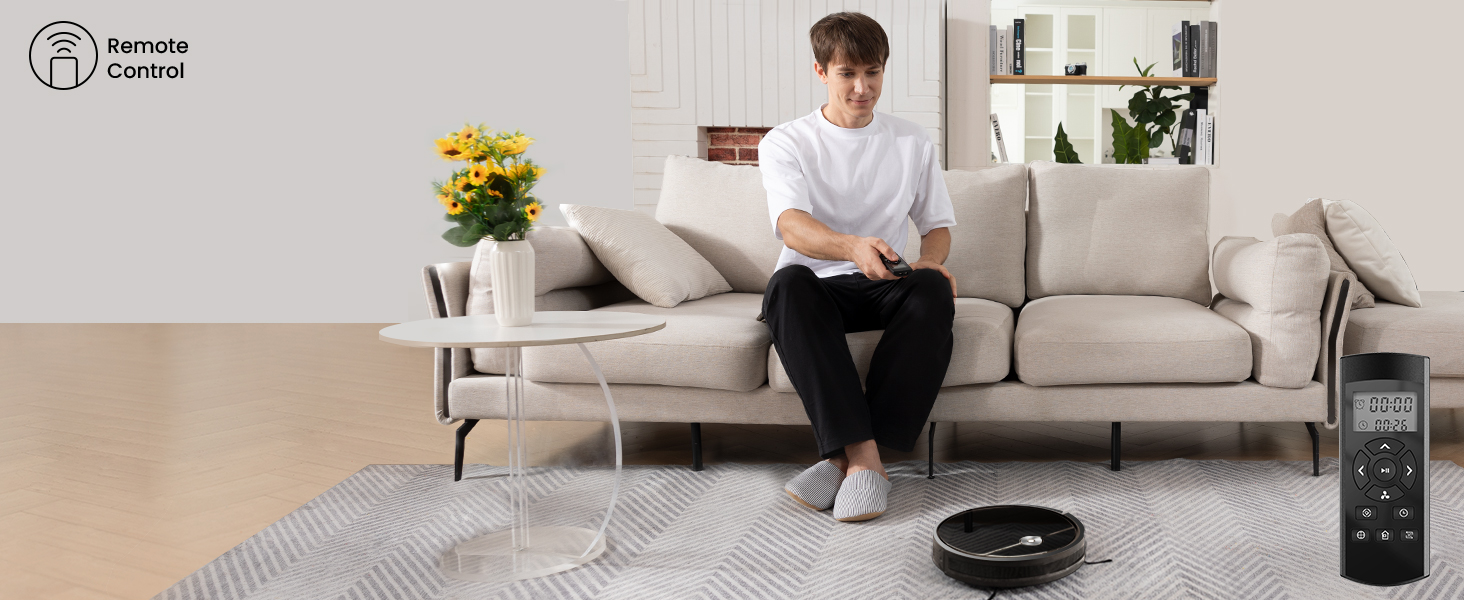 Робот-пилосос Vexilar W6 без функції миття з потужністю 2800Pa, часом роботи 140 хв, керуванням через додаток, голосовим керуванням та дистанційним керуванням. Ідеальний для шерсті тварин, килимів та твердих підлог. Безщітковий двигун.