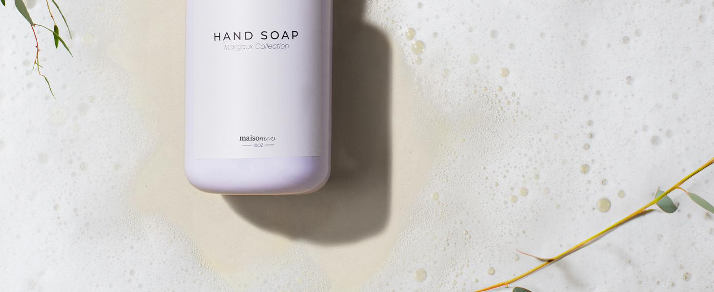 Шампунь MaisoNovo: Набір з 3 флаконів для душу та мила (500 мл) з чорним насосом та білим бамбуком