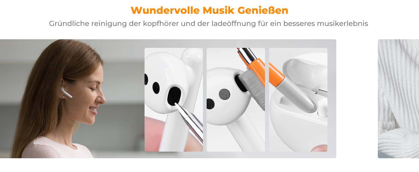 Набір для чищення електроніки K&F Concept 11 в 1: Airpods, клавіатури, ноутбуки, навушники, телефони, камери