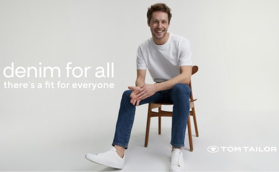 Джинси чоловічі Tom Tailor TTMARVIN Straight з еластаном, блакитний денім Used Light Stone, 33W/34L