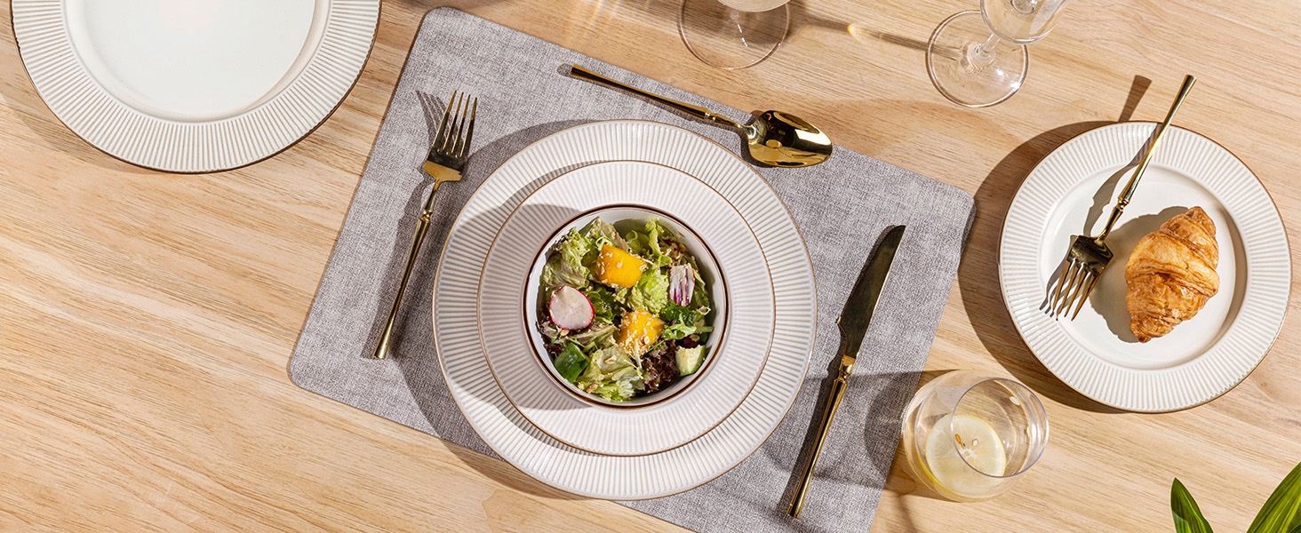 Набір посуду GBhome на 6 осіб, 18 предметів, дизайн 