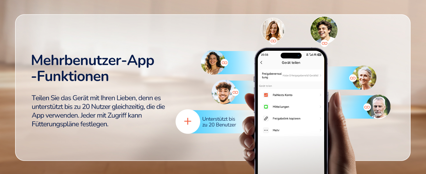 Автоматичний годівник для котів PalNests 4L з Wi-Fi, програмований таймер, сухий корм для котів/собак
