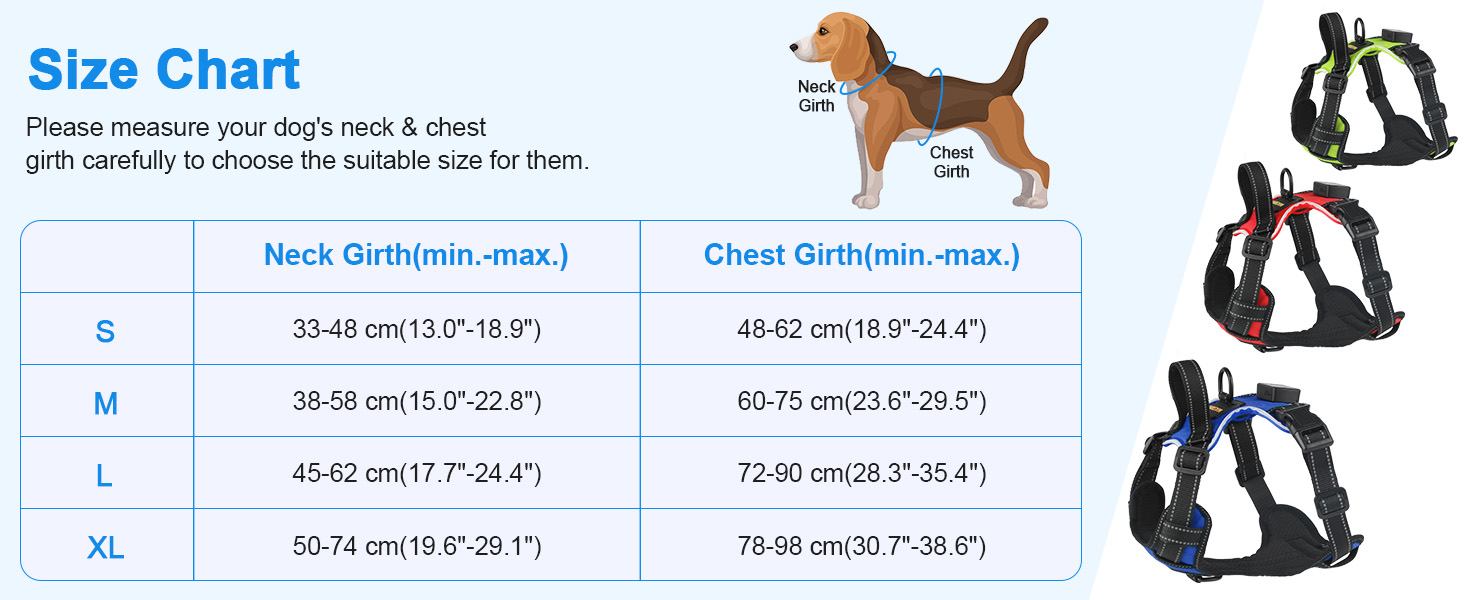 Шлейка для собак Masbri світловідбиваюча, регульована, з ручкою, м'яка підкладка, світловідбиваюча, для собак середніх та великих порід, чорно-біла, TC3005B (XL, Синій)