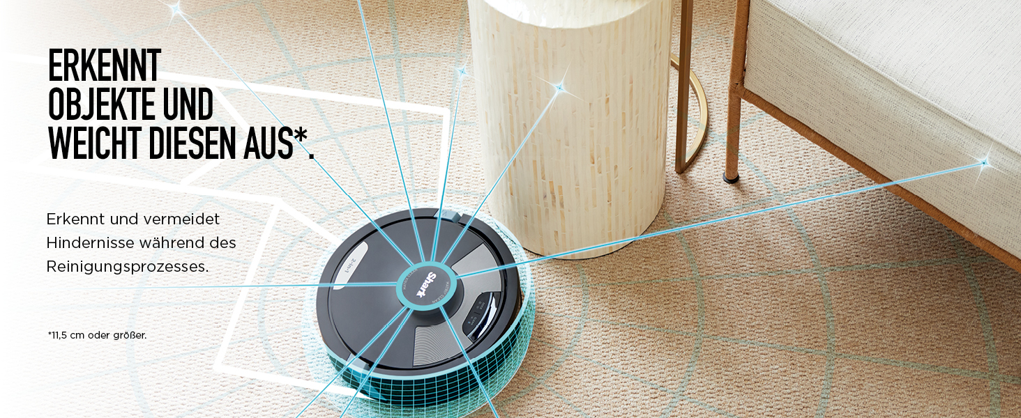 Робот-пилосос Shark Matrix Plus 2-в-1 з функцією миття та авто-збірником пилу, самоочищуючийся, для шерсті тварин, килимів та твердих підлог, 14,5 см, чорний