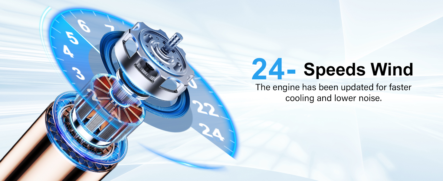 Безлопатий вентилятор з дистанційним керуванням, тихий, з LED-дисплеєм, 90° гойдання, 24 швидкості, 12H таймер, підлоговий вентилятор для дому (білий)