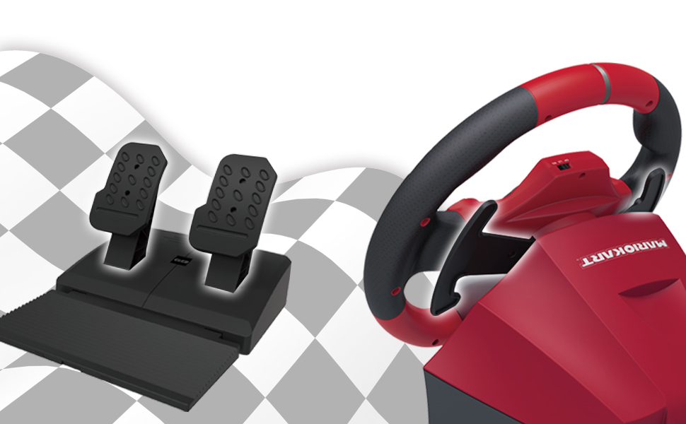 Руль Hori Kart Racing Wheel Pro Deluxe для Nintendo Switch та PC