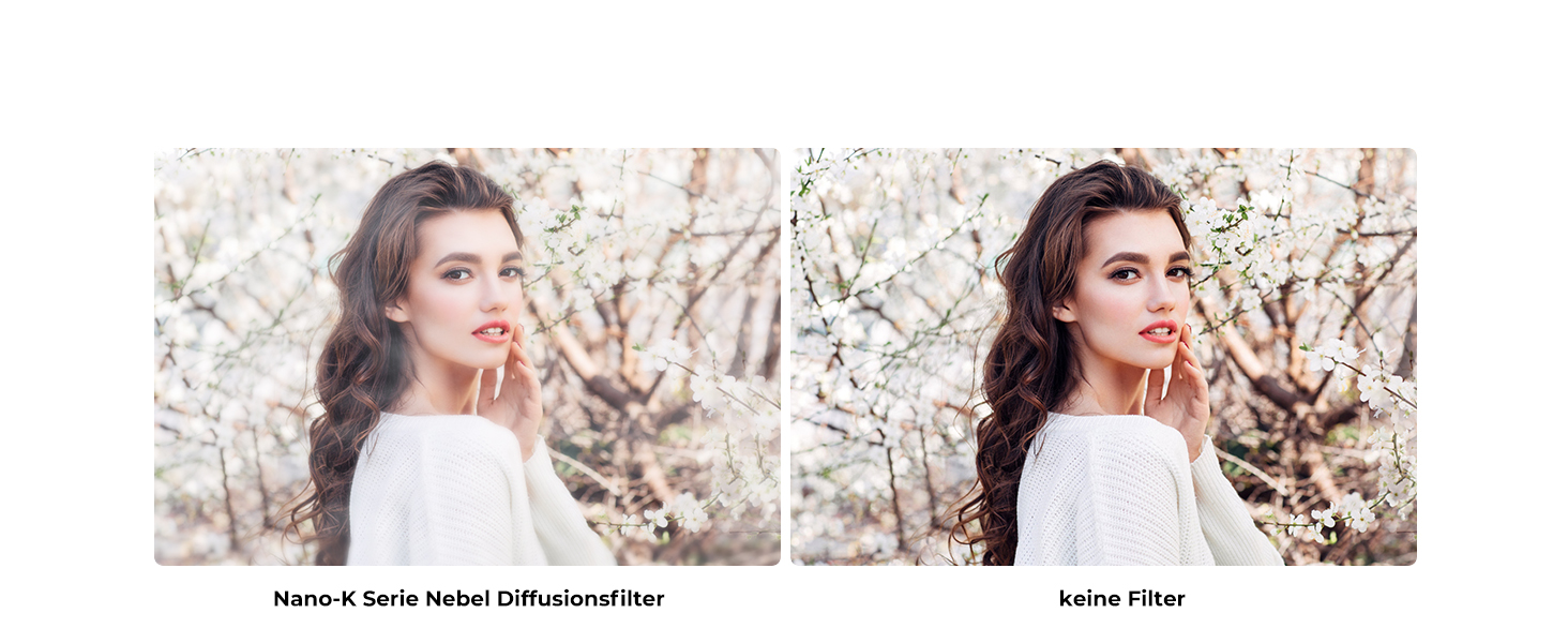 Фільтр для розмиття Nebel-Effekt K&F Concept 82mm Mist Filter для фотографії пейзажів та портретів (Nano-Klear)