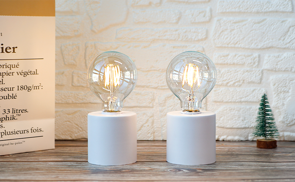 Настільні лампи JHY DESIGN, 2 шт., металеві, бездротові, на батарейках, 20 см, декоративні, сферичні, для спальні, вечірки, саду, дому, вітальні