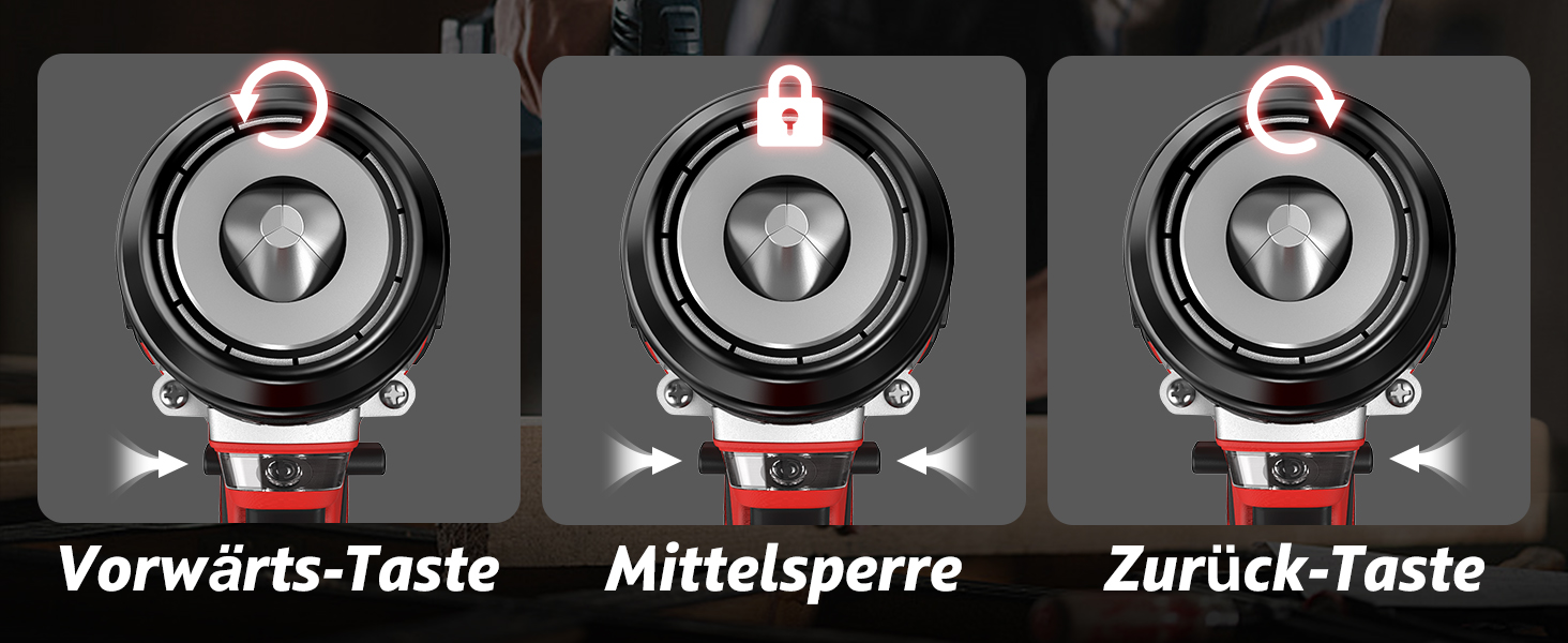 Акумуляторний дриль-шуруповерт SundpeyPRO 21V з перфоратором, 120 Нм, безщітковий двигун, комплект з 2 x 4000mAh акумуляторами, 20+3 ступені крутного моменту, LED-підсвітка