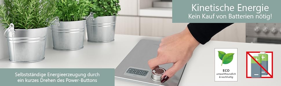 Кухонні ваги ProfiCook® PC-KW 1263: цифрові, без батарей, з тарою, 1г - 5кг