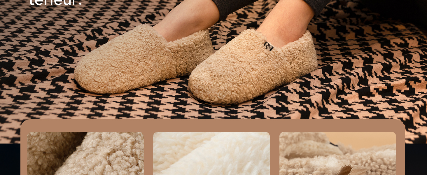 Жіночі домашні тапочки RockDove Puff-Ease з штучного хутра, закритий задок, 38 EU, бежеві