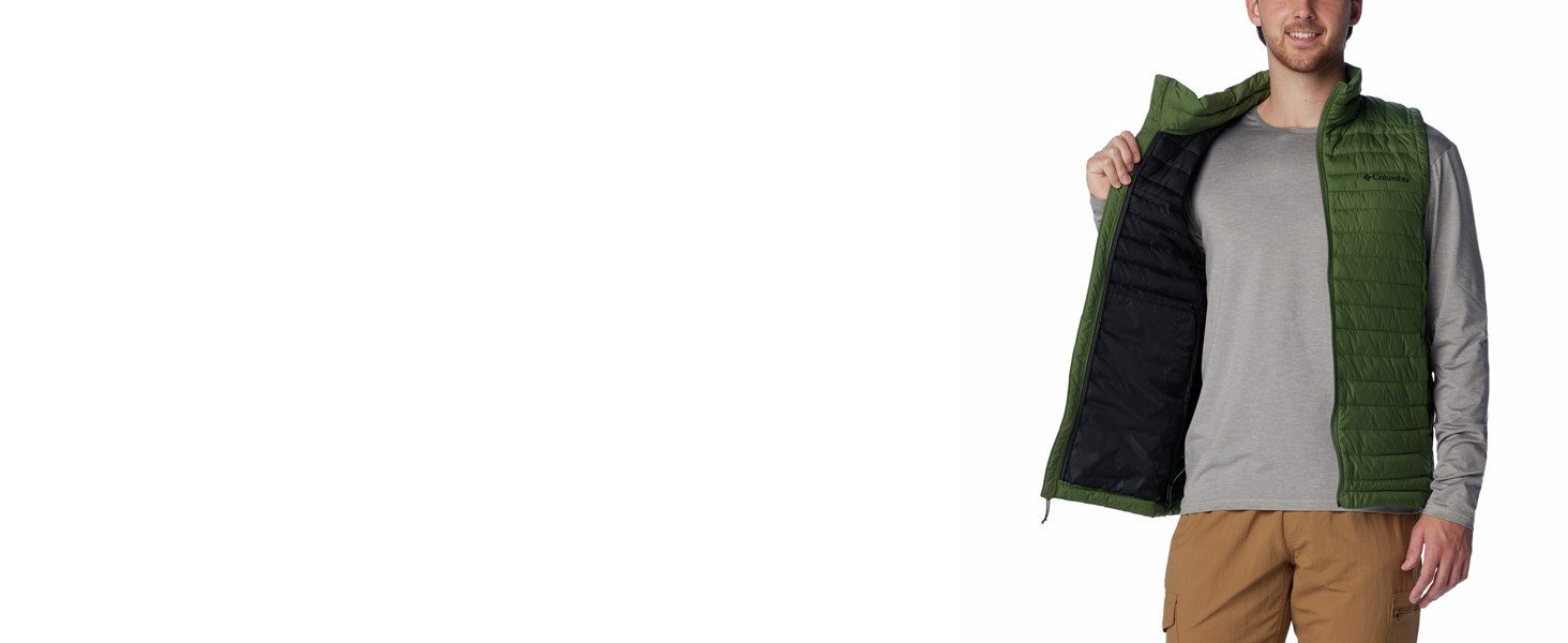 Чоловіча жилетка Columbia Silver Falls Weste, колір Canteen