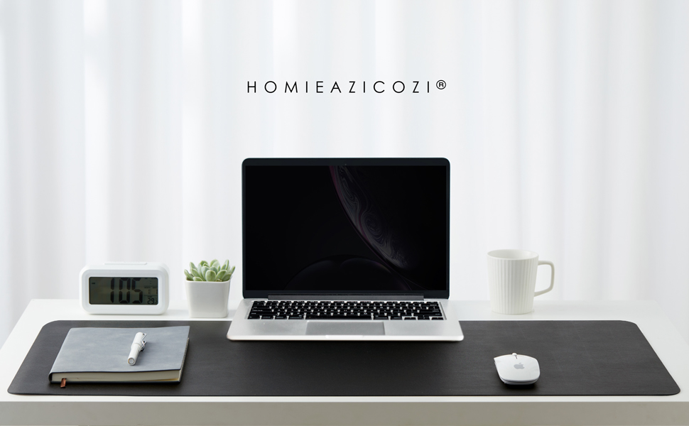 Підкладка для столу з екошкіри, антиковзаюча, 90x43 см, для офісу та дому