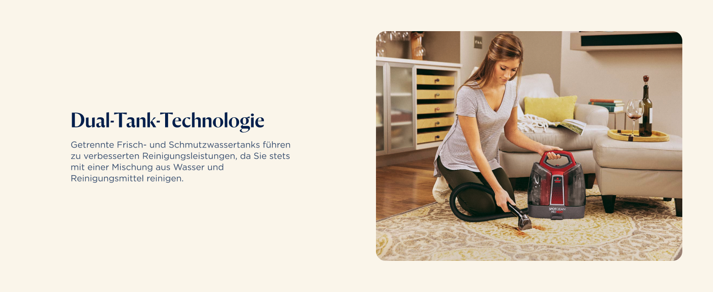 BISSELL SpotClean ProHeat: Професійний мийкий пилосос для килимів та оббивки з HeatWave технологією