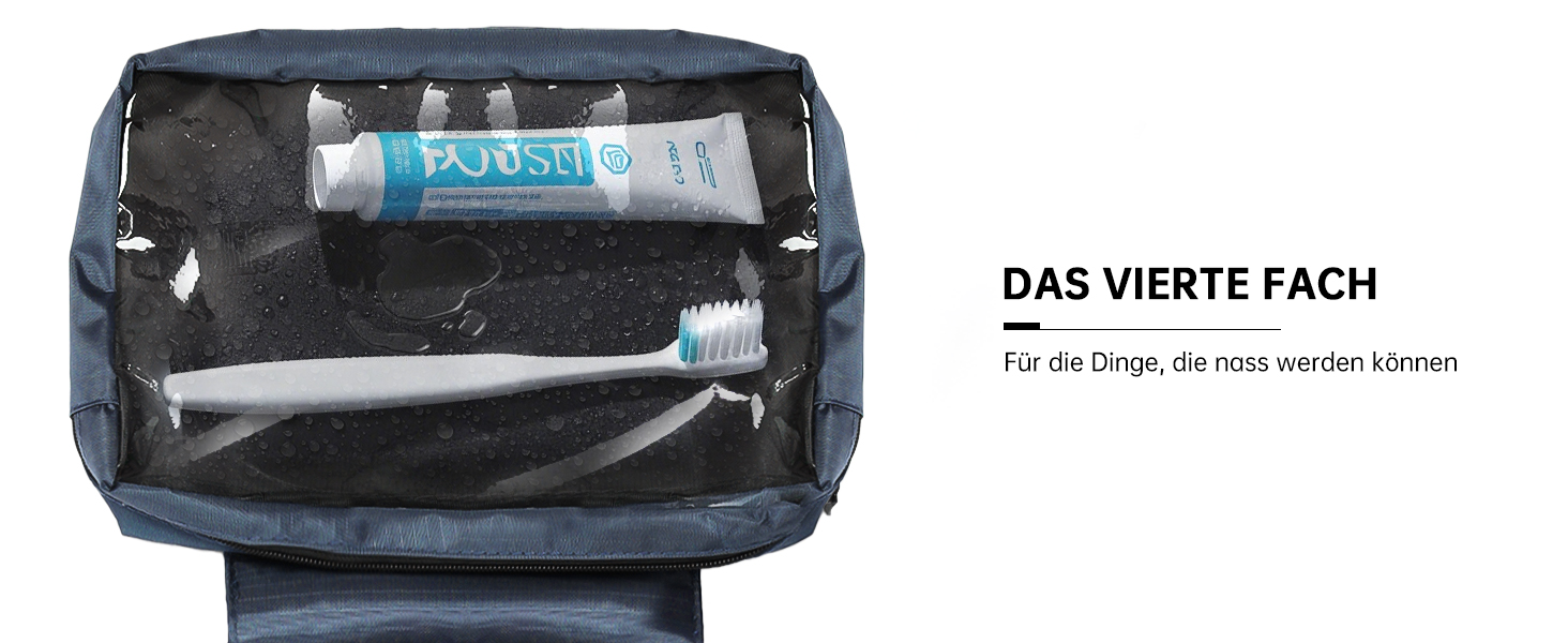 Сумка для туалетних аксесуарів на гачок, велика дорожня сумка-органайзер для жінок та чоловіків, 4-в-1 водонепроникна, армійний зелений (темно-синій)